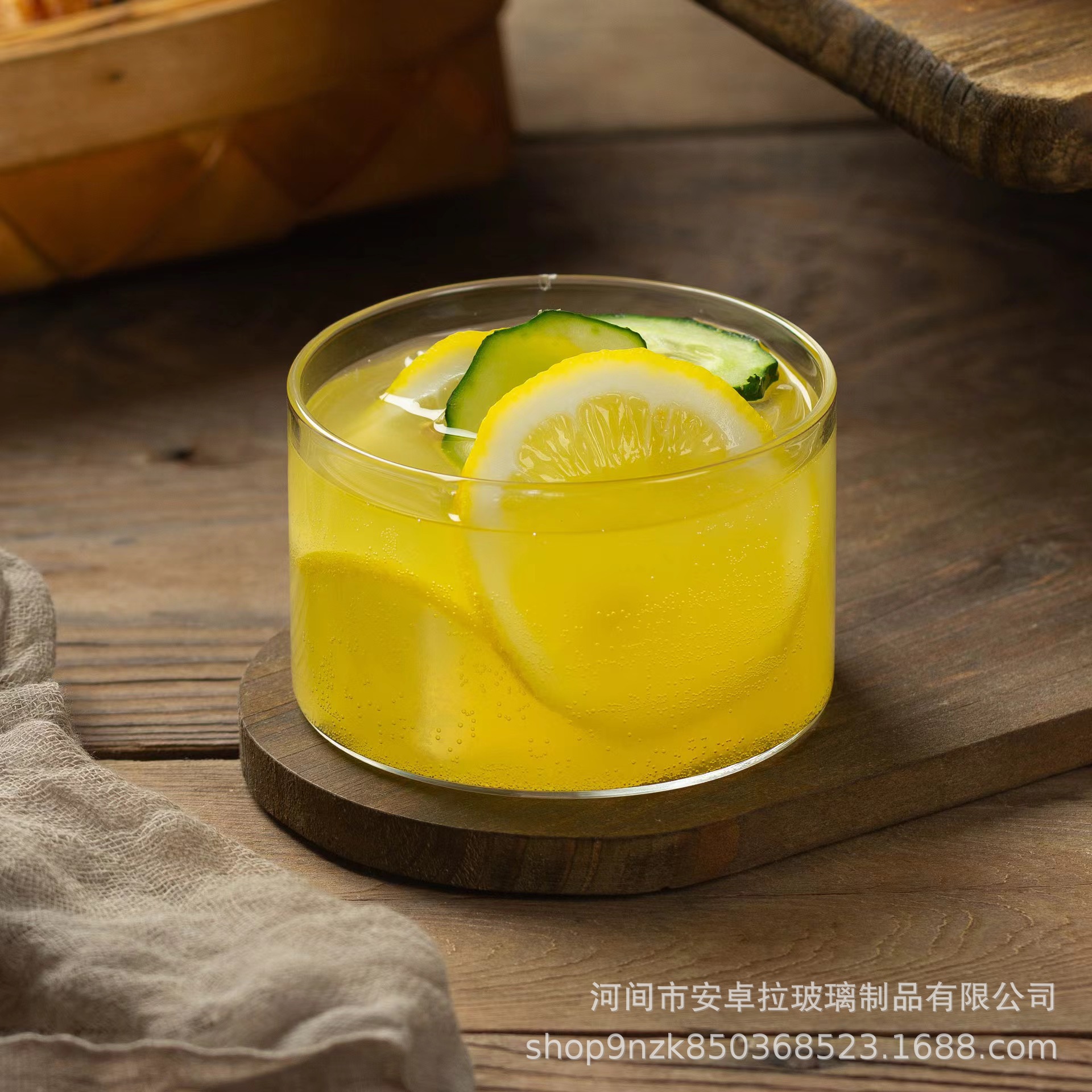 High-temperature resistant glass pudding bowl, cake, ice cream, custard, yogurt cup, steamed egg, oven baking mold, dessert bowl Specification drawing