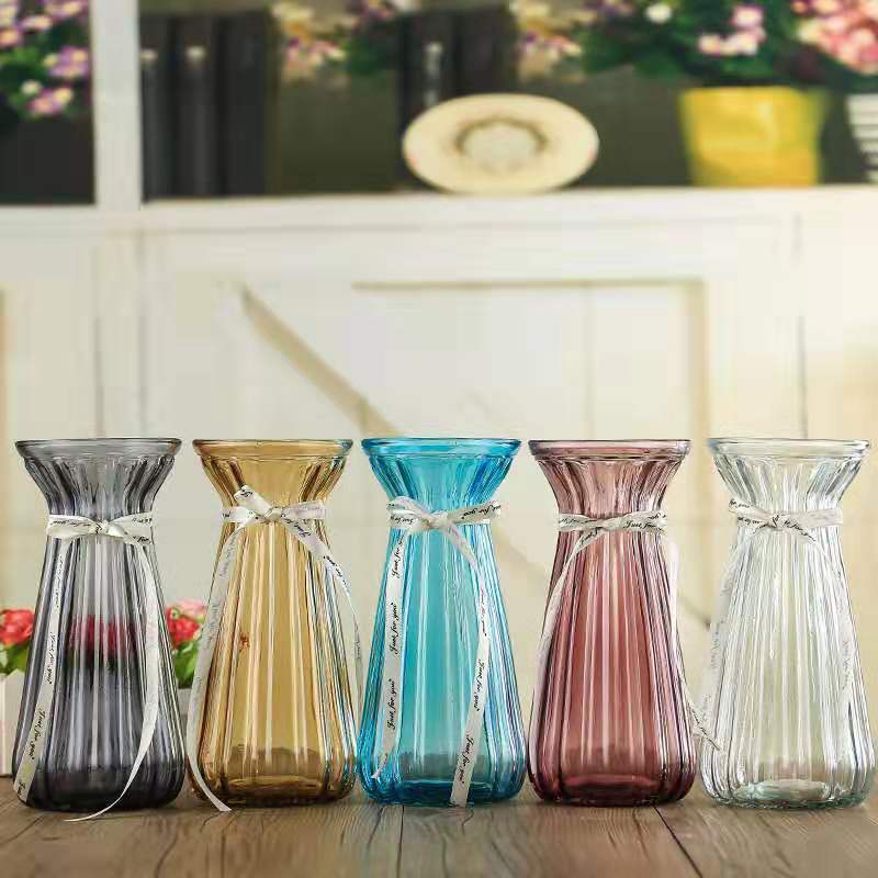 Creative Nordic handicrafts, glass vases, home ornaments, dry vases, transparent glass hydroponic decorative flower arrangement containers Specification drawing