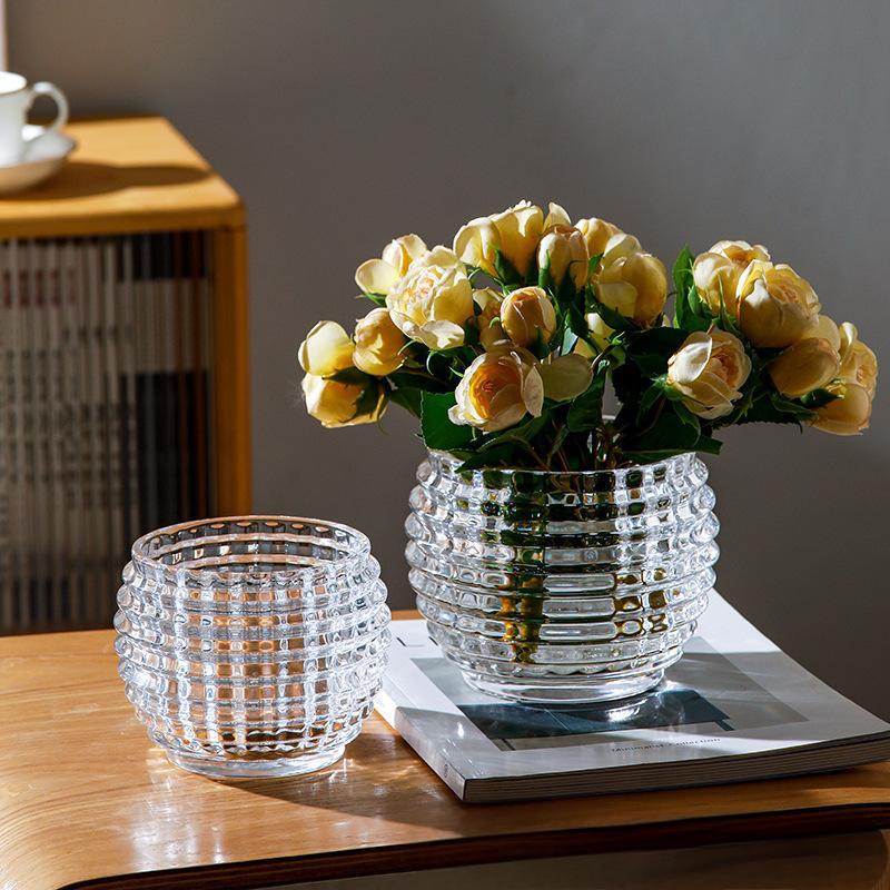 European-style crystal glass candlesticks, scented candle holders, romantic candlelight ornaments, vases, hotel decoration gifts wholesale Specification drawing