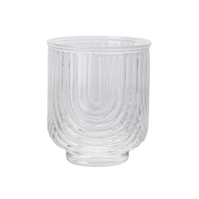 American iced latte coffee cup, striped small U juice cup, water cup, beverage cup, milk tea cup, creative cold brew coffee cup Item Picture