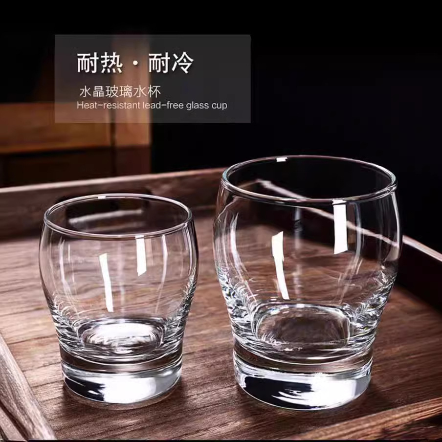Whisky glass wine glasses, mouthwash cups, tea cups, large-bellied cups, beer mugs, beverage juice cups, foreign wine glasses, spirits cups full figure