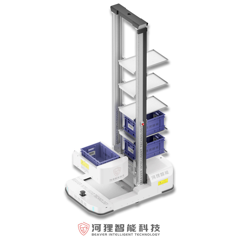 CTU material box robot is a low-cost solution for automatic loading and unloading of shelf material frames without human handling Item Picture