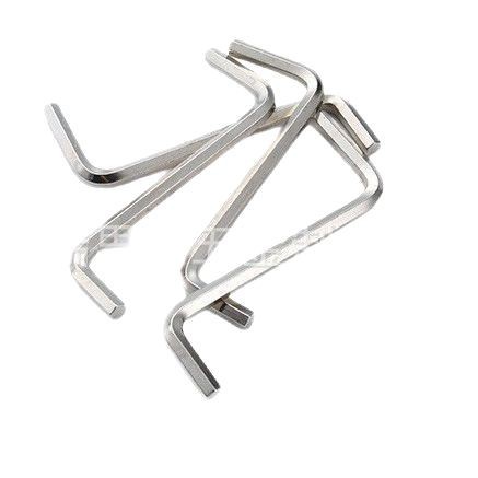 Hex socket Z-shaped wrench, galvanized and nickel-plated wrench, bicycle toy wrench, multi-functional bending dual-purpose wrench Item Picture