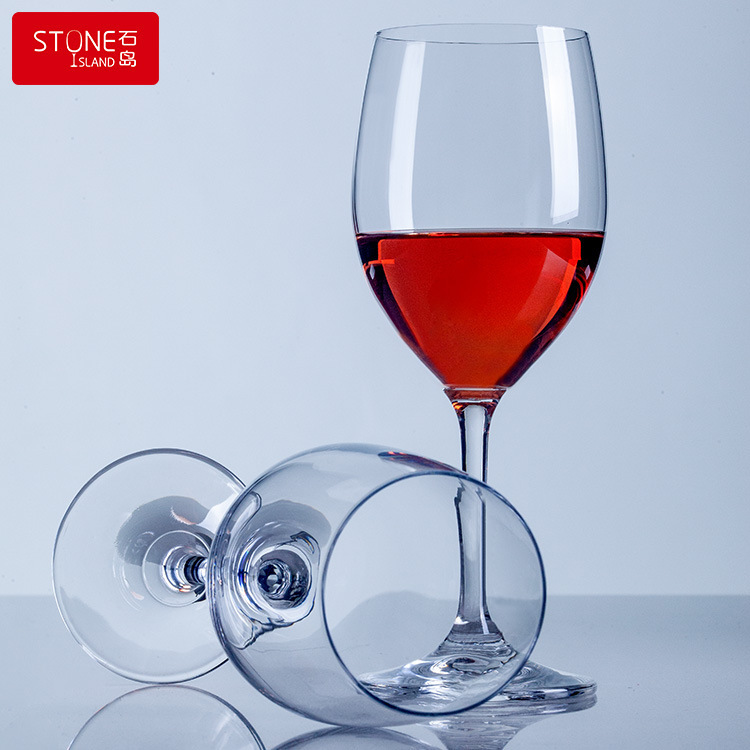 Wholesale of Shidao crystal glass wine glasses, highball glasses, household wine glasses, large European and American red wine glasses, wine glasses and wine accessories Specification drawing