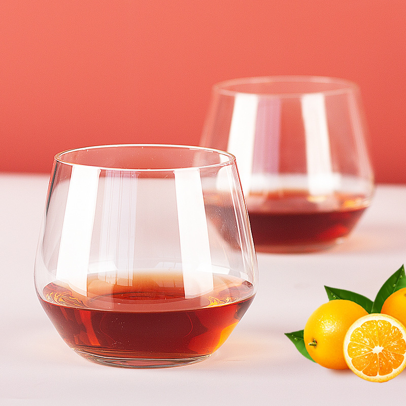 The 400ml tempered glass heat-resistant water cup with a cold cut from La Mercia, France, is simple and suitable for home use Application Scenario