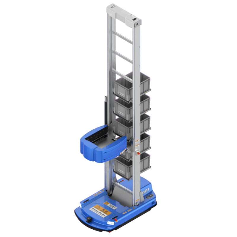 Automated picking and handling robots, unmanned workshops for warehousing and logistics, multi-layer material boxes, and autonomous navigation agv carts Application Scenario