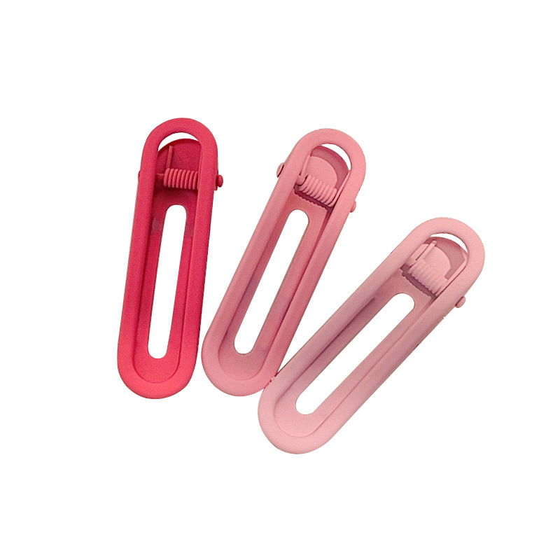 diy side duckbill clips, bangs clips, female Internet celebrity hair clips and hair accessories, dopamine clips, cream glue Item Picture