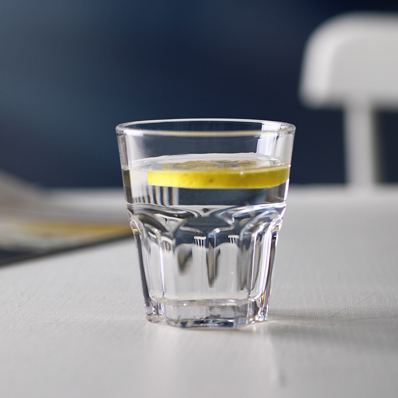 POUGINE/ Bojiang tempered Glass Cups, creative glass spirits wine glasses, creative rock water glasses, beer glasses Application Scenario
