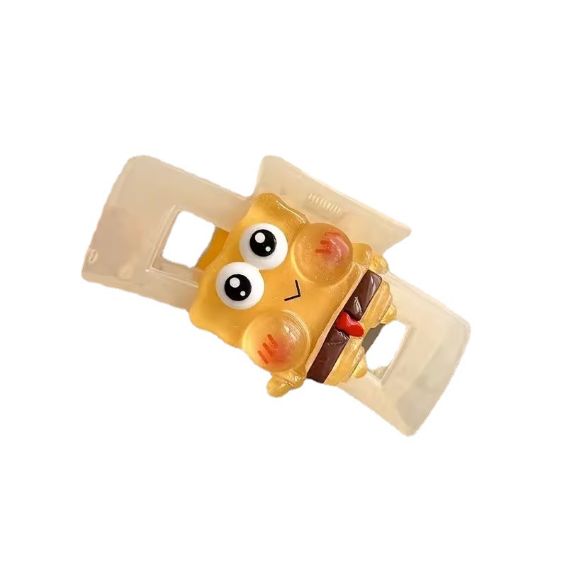 Cartoon SpongeBob SquarePants Patrick's big Star grab clip, cute girl's back head bun hair clip, new shark clip hair clip and hair accessory Item Picture
