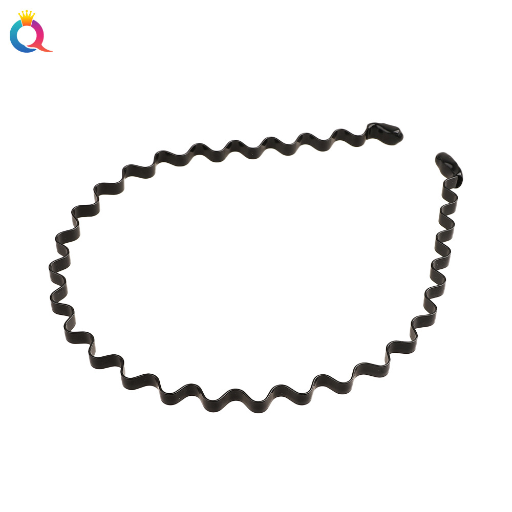 Qiyue simple Metal base facial hair band, seamless hairpin at the back of the head, high-end headband hair accessory wholesale Item Picture
