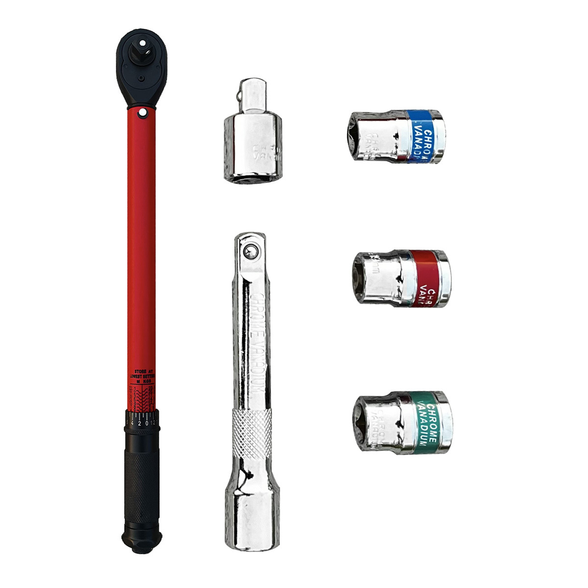 Round pipe torque wrench 1/2 "20-230N.m high-precision +- -3% torque wrench, 72-tooth torque wrench details Picture
