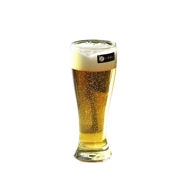 Libby Strongman beer mugs, large-capacity draft beer cups, cinched waist cups, juice cups, craft beer cups, glass cups with logo printing Item Picture
