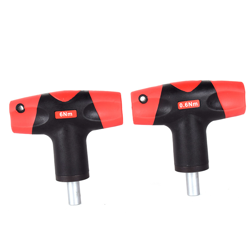 The torque of the fixed-torque T-type torque wrench is 0.6-6NM. When the screwdriver is idling, it slips and jumps off Item Picture