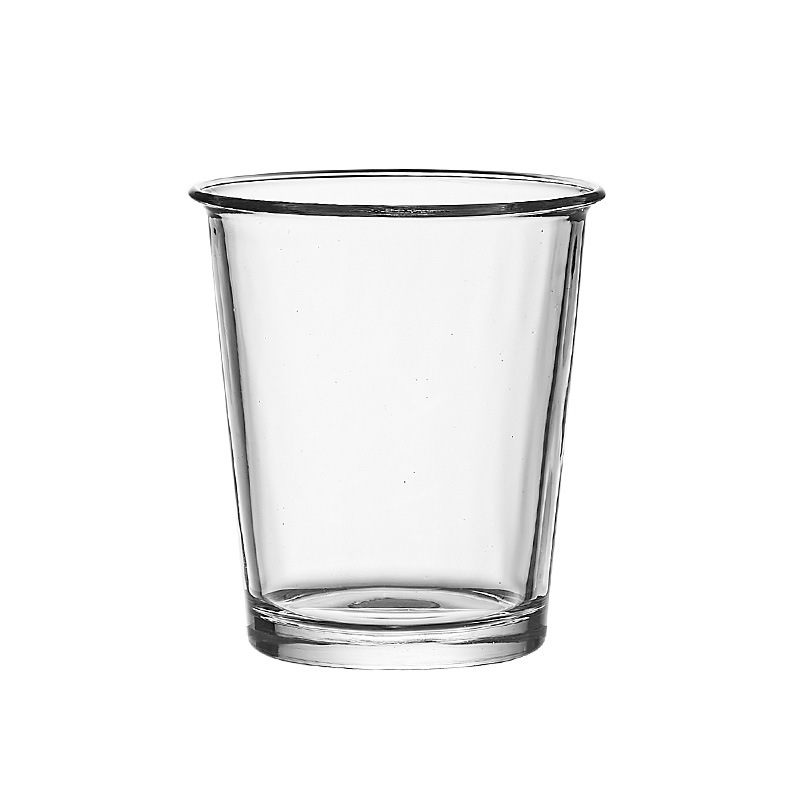 Cross-border reverse mouth cups, aluminum cans, cola roll-edge glass cups, latte coffee cups, juice cups, household water cups, milk tea Item Picture