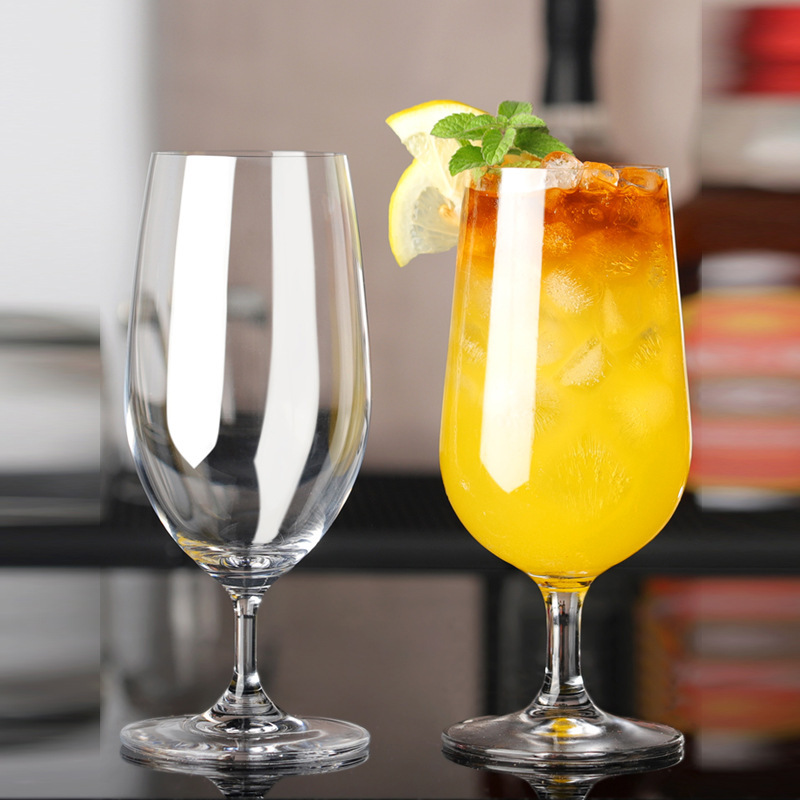 Wholesale of Yidelita multi-functional tall glass cups, beer mugs, juice cups, beverage cups and water cups with logo printing full figure