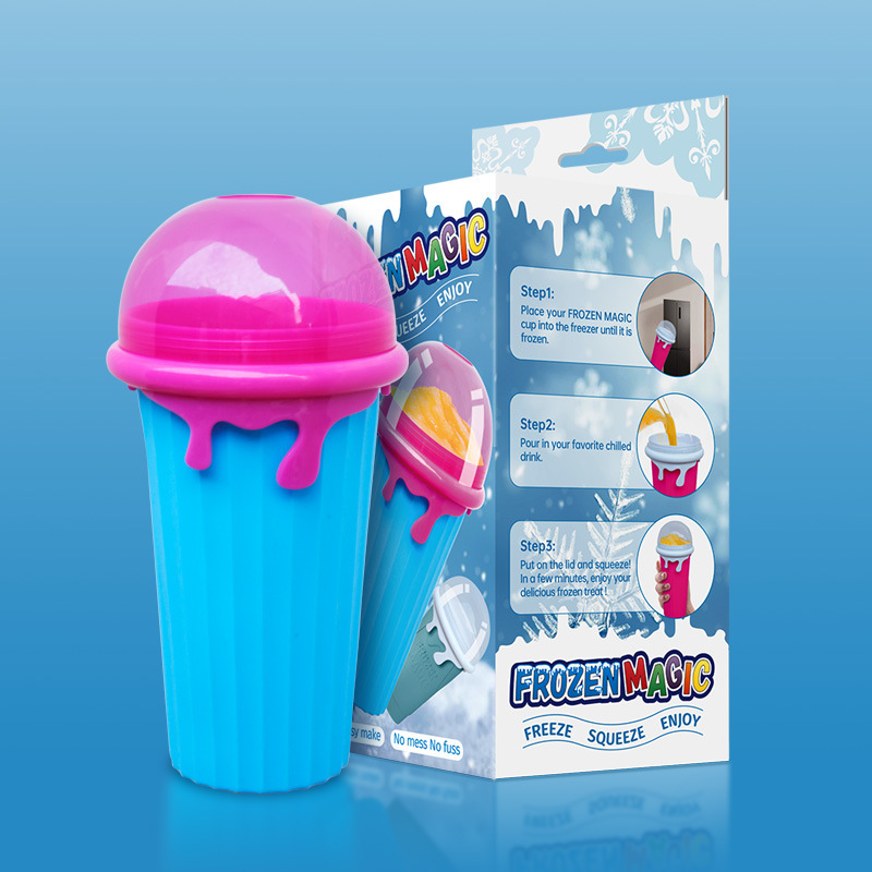 Amazon's best-selling smoothie cups, kneading cups, household quick-cooling cups, large-capacity double-layer silicone cups, and water cups Application Scenario