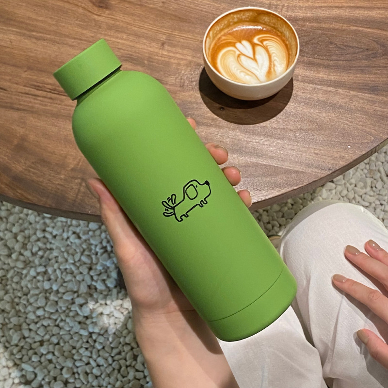 Green stainless steel insulated cups, travel cups, ceramic mugs, water cups, gift box sets, and gifts for niche products without anxiety Application Scenario