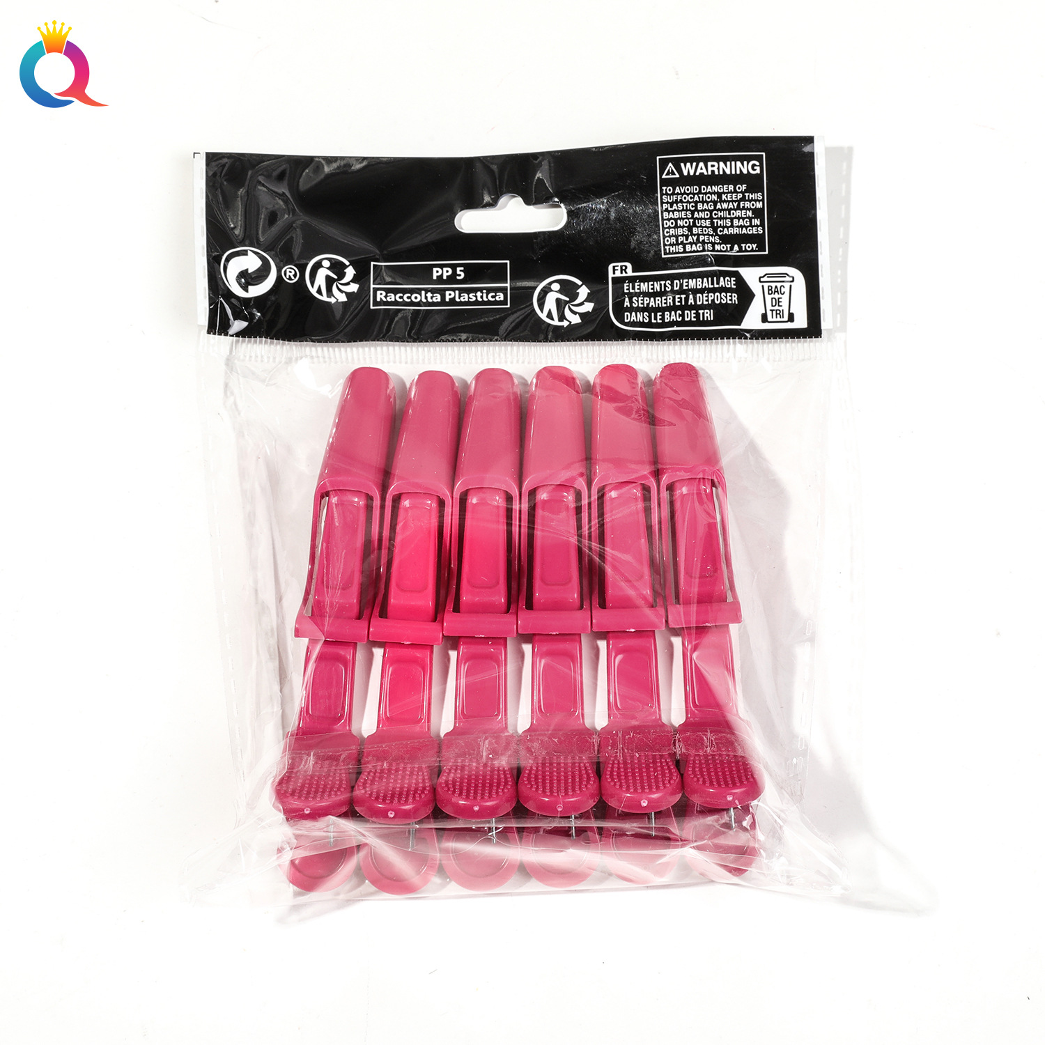 Qiyue Hair Care Colorful Crocodile Clips Hair care tools, special hair perming and dyeing tools for hair salons, positioning hair clips, duckbill clips Application Scenario