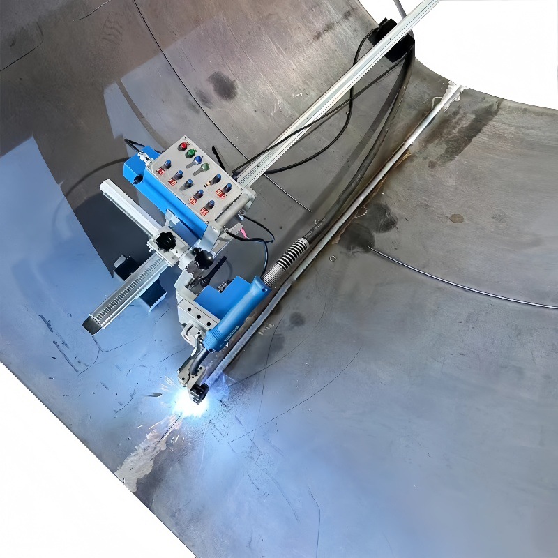 Mig welding automatic welding trolley, small fillet welding trolley, steel structure pipeline welding trolley, magnetic fillet welding trolley undefined