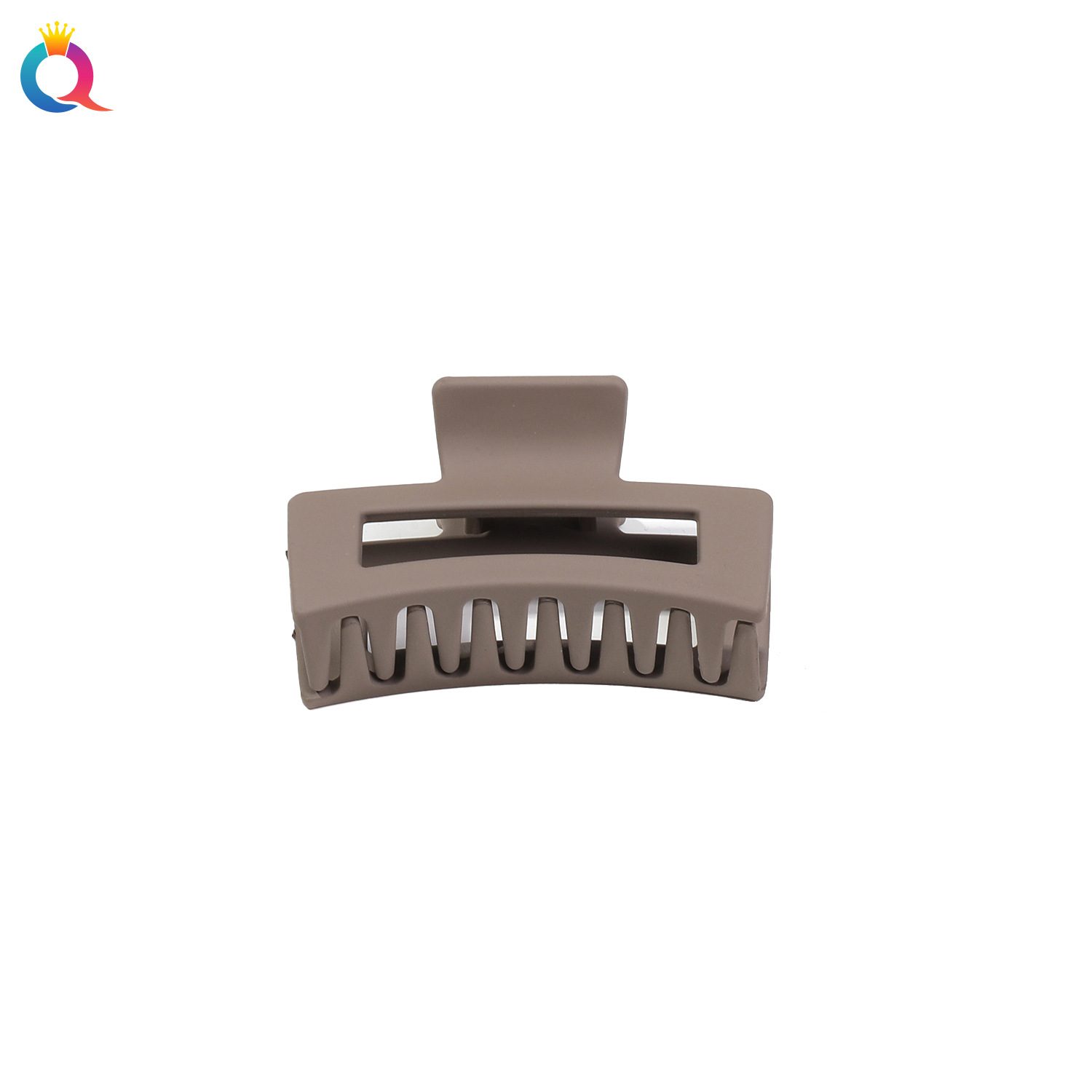 Qiyue Cross-border Hot-selling medium-sized matte hair clips, semi-tied hair with a high-end look, updo hair clips, women's shark clips, and hair accessory batches Item Picture