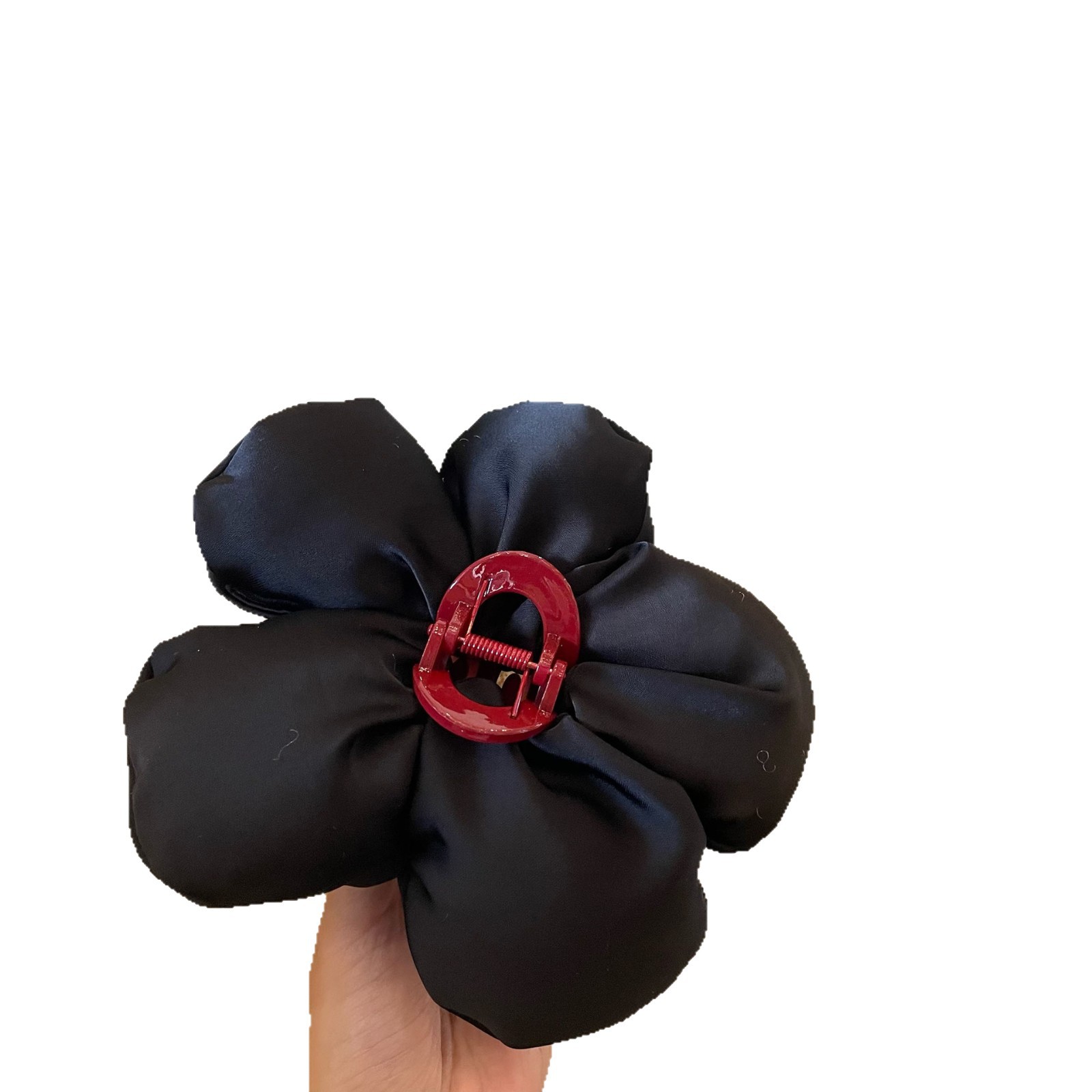 Korean flower hair clips for women exude a sense of high-end sophistication. The shark claw clip at the back of the head, extra-large hair volume, and many bow hair clips Item Picture