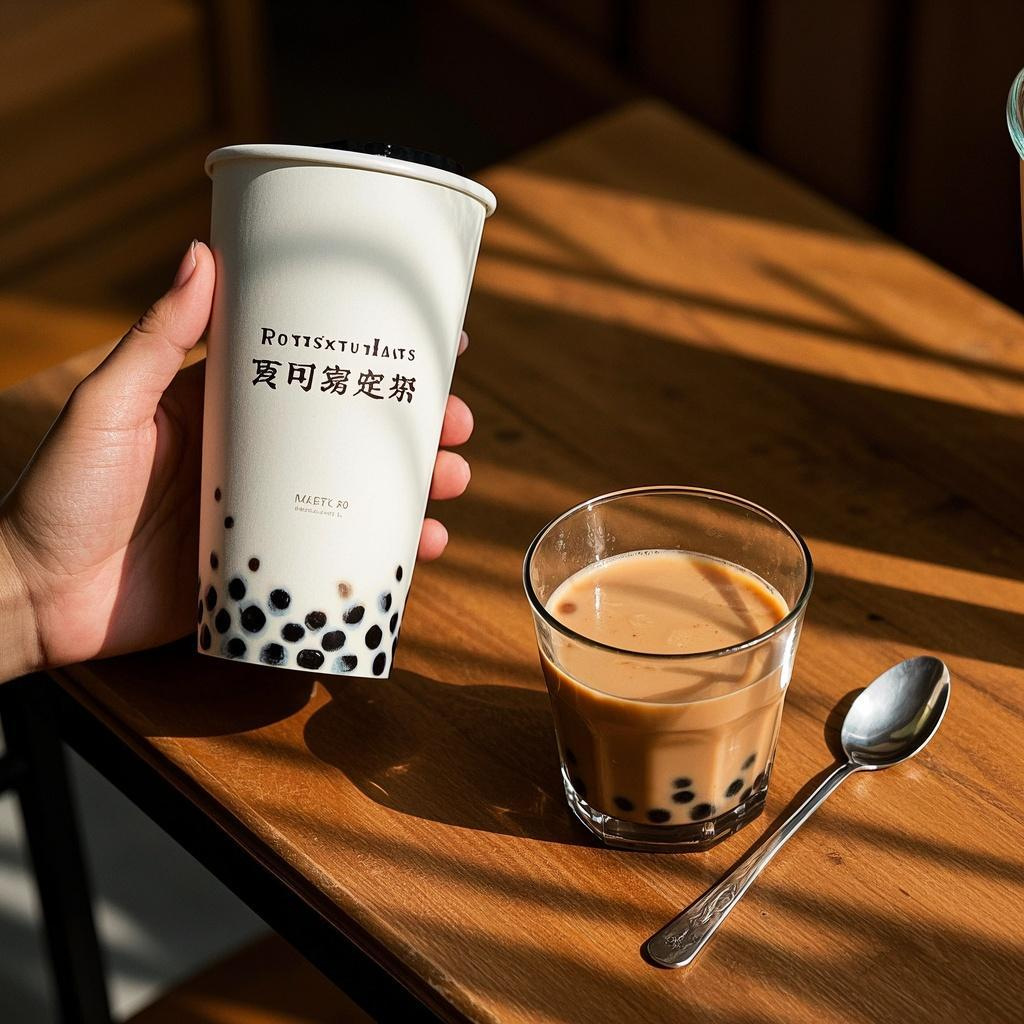 Disposable paper cups, coffee paper cups, custom logo, hollow hot drink cups, heat-insulating milk tea packaging cups, anti-scald paper cups Application Scenario