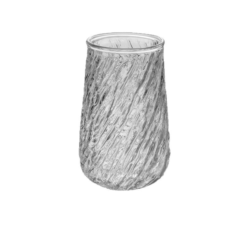 High-appearation-level creative threaded cocktail cups, water cups, textured cocktail cups, personalized glass cups, cold drink cups, juice cups Item Picture
