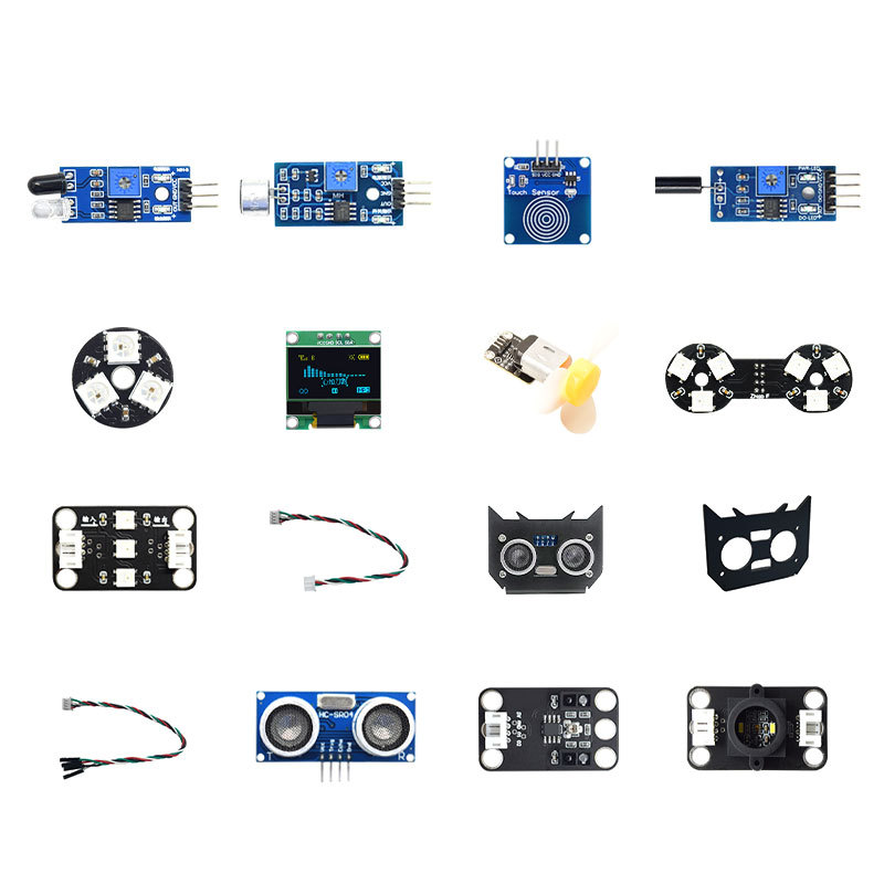 Infrared module, sound distance measurement, obstacle avoidance, touch vibration, fan sensor, robot, trolley, mechanical arm Item Picture
