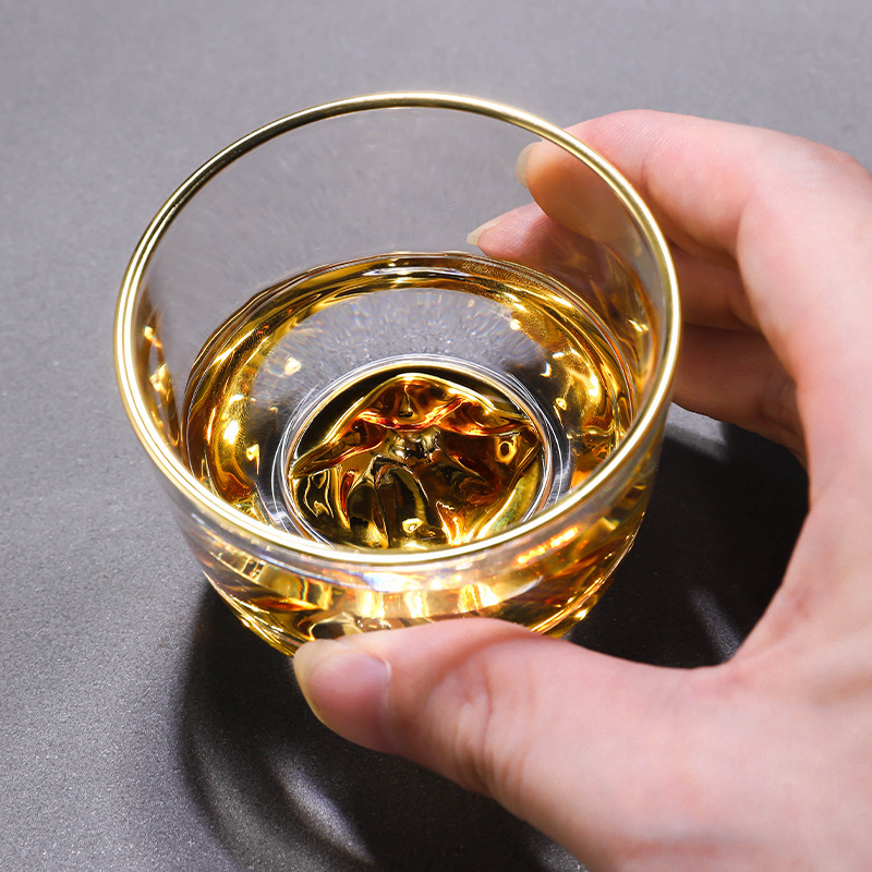 Zangjin cups, mountain viewing cups, master cups, Gongfu tea cups, high-end tea sets, tea ceremony single cups, glass tea cups, manufacturer wholesale Application Scenario