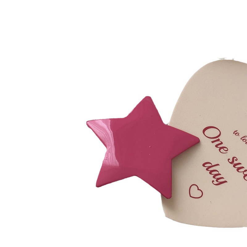 y2k cute star hair clips, bangs clips, energetic girl side clips, broken hair clips, duckbill clips, new hair accessories Item Picture
