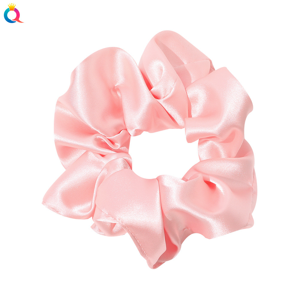 Qiyue Amazon Silk Large Intestine Hair Ring, mulberry silk sweet Satin Large Intestine Ring, high-end hair rope and hair accessory wholesale Item Picture