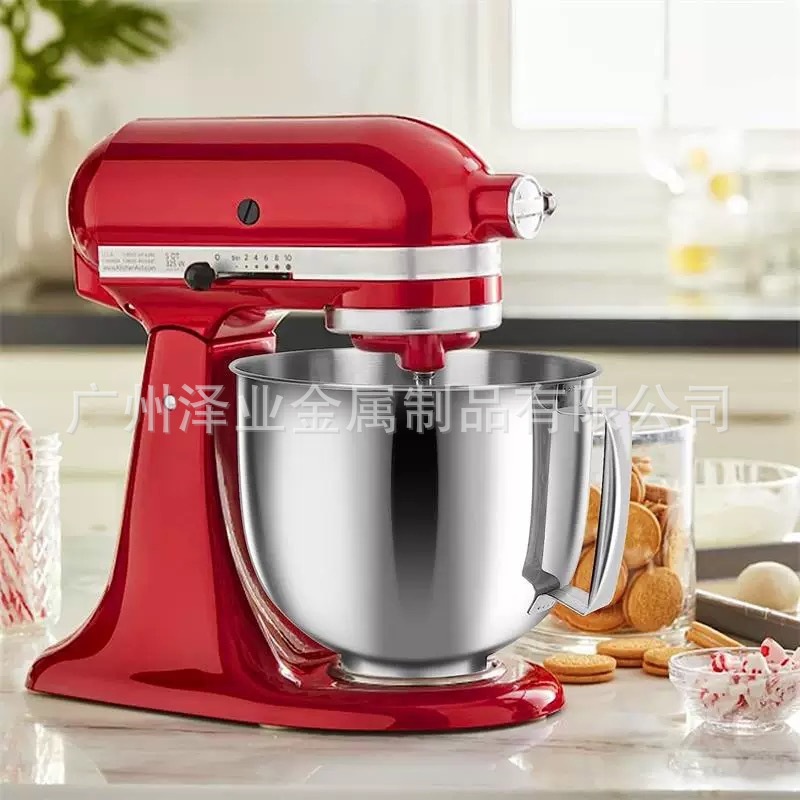 304 stainless steel mixing bucket, 4.5L heavy cream mixer, cake mayonnaise egg beater, multi-functional cooking bowl details Picture