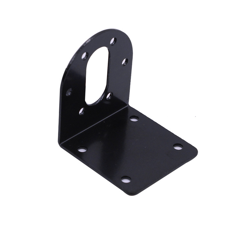 520 encoder reducer motor fixed bracket 37mm installation base balance car parts iron material small car chassis Item Picture