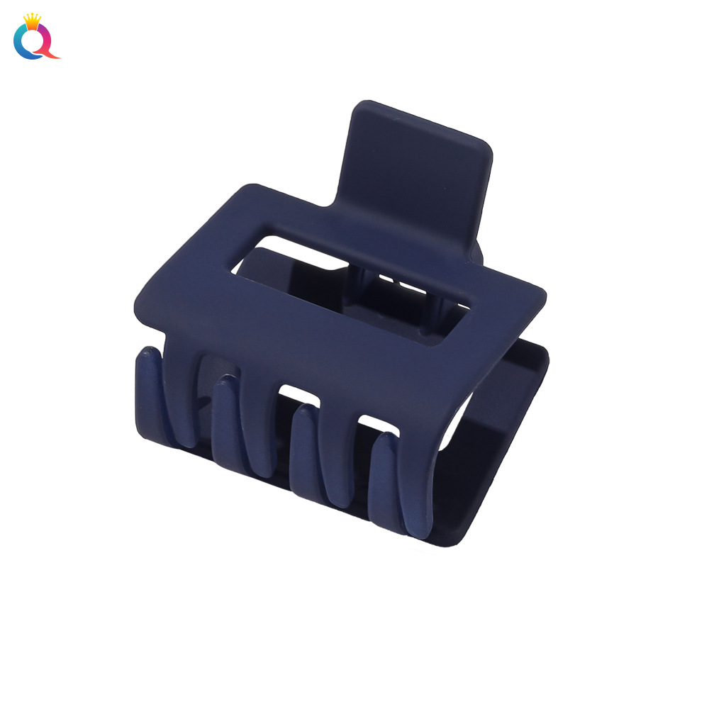 Qiyue Cross-border frosted hair clip, shark clip for the back of the head, simple and elegant small clip hair accessory Item Picture