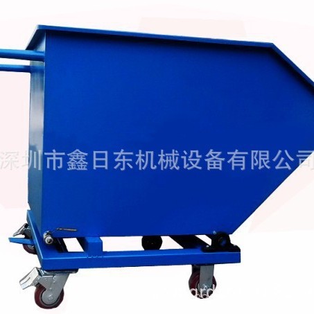 Xinridong Industrial aluminum and iron filings dump truck, thickened mobile iron filings transport vehicle full figure