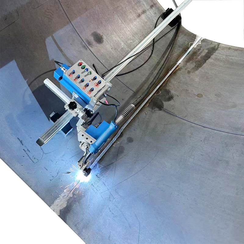 In-stock straight rail automatic welding trolley, straight Angle welding machine, automatic welding all-position welding trolley, Weifang Item Picture