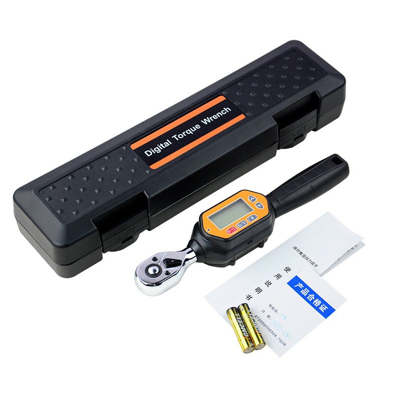 High-precision interchangeable head digital torque wrench, preset kilogram wrench, adjustable torque and moment ratchet wrench details Picture