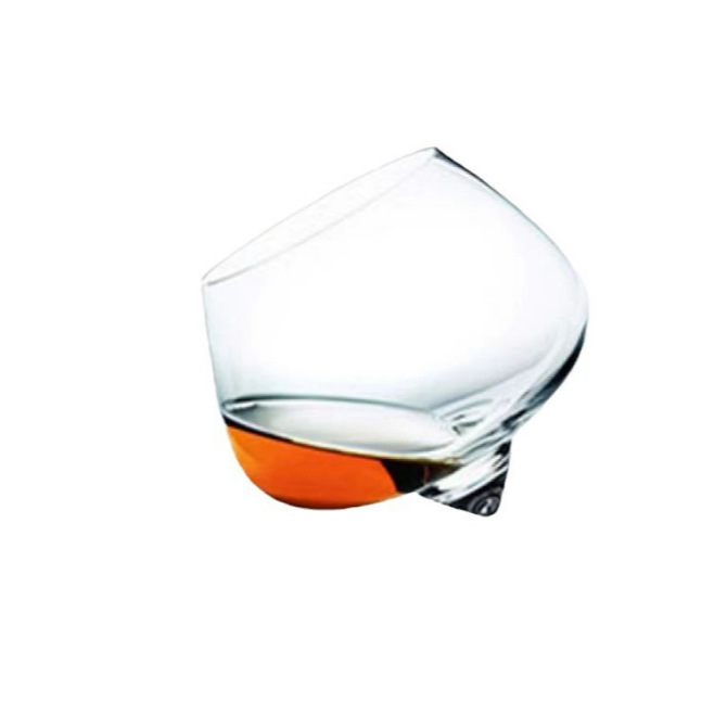 Untoppleable crystal glass whisky glass, brandy glass, cognac Martell shaker glass Item Picture