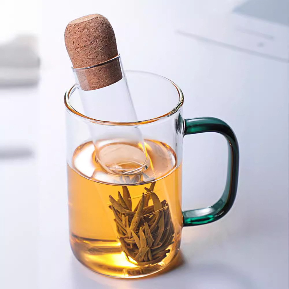 Tea bags, tea brewing tools, office tea sets, tea ware accessories, glass test tubes, tea strainers, tea filters, tea leaf filters details Picture