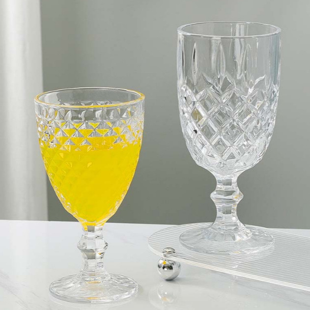 ins Sunflower highball glass, Nordic embossed sparkling wine glass, Champagne glass, cold drink milkshake glass, juice glass details Picture