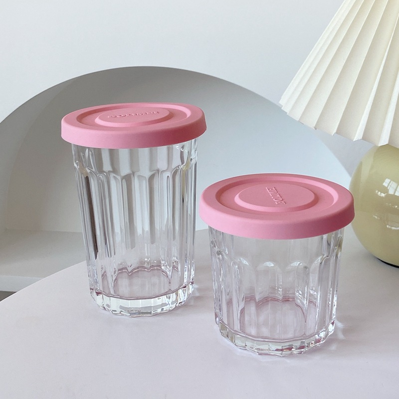 Bolimei glass storage box, storage jar, snack storage jar, tea bottle, dried fruit and coffee bean jar, refrigerator full figure