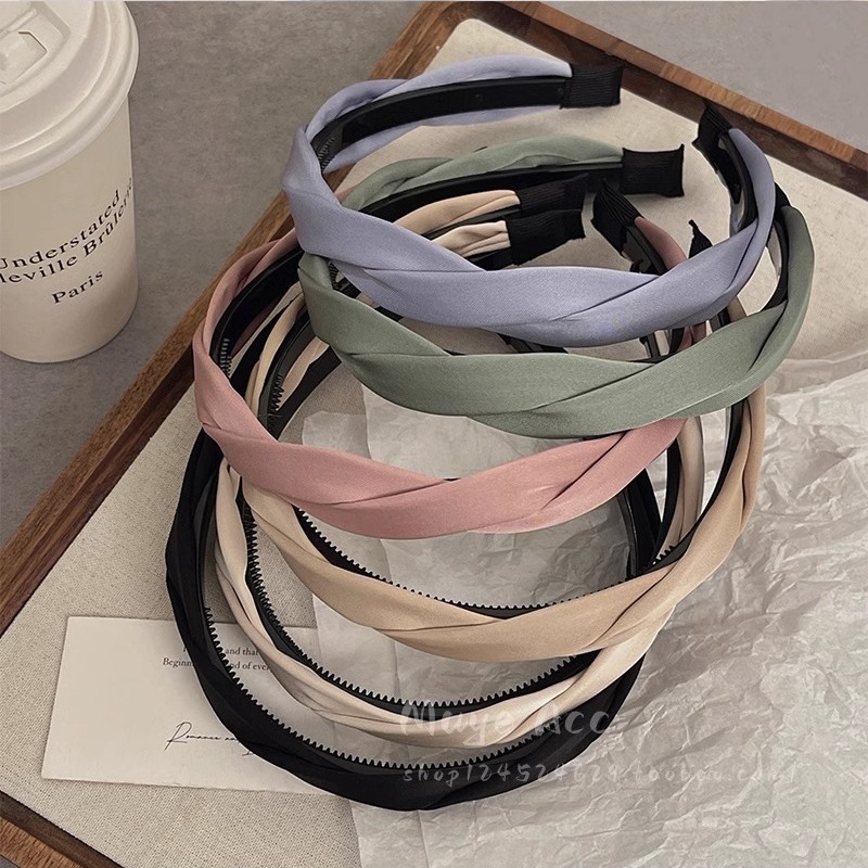 A versatile anti-slip hair band for women, 2024 new high-end pressure-sensitive hair band for the top of the head, a popular online hair tie details Picture