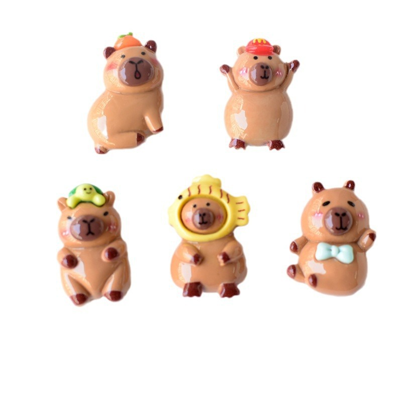 New cartoon dolls, resin accessories, diy crocs, clothing, handcrafted hair clips, cream glue small accessories Item Picture