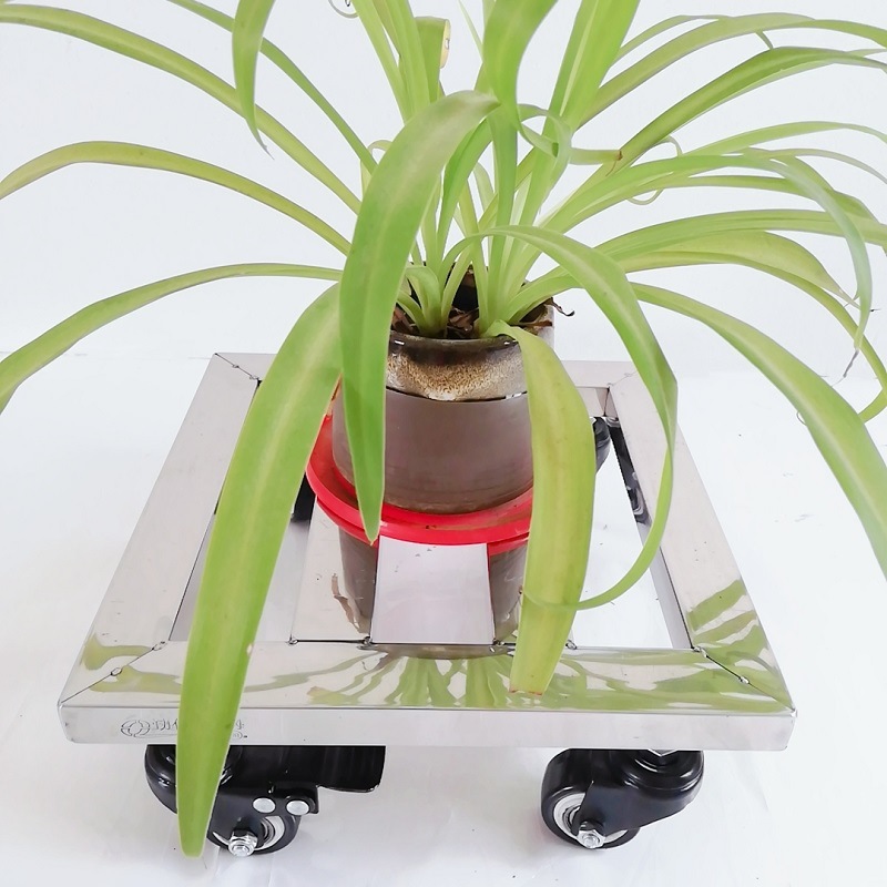 Workshop and factory push and pull material and goods movement and handling turtle cart turnover silent swivel wheel flat trolley for household use undefined