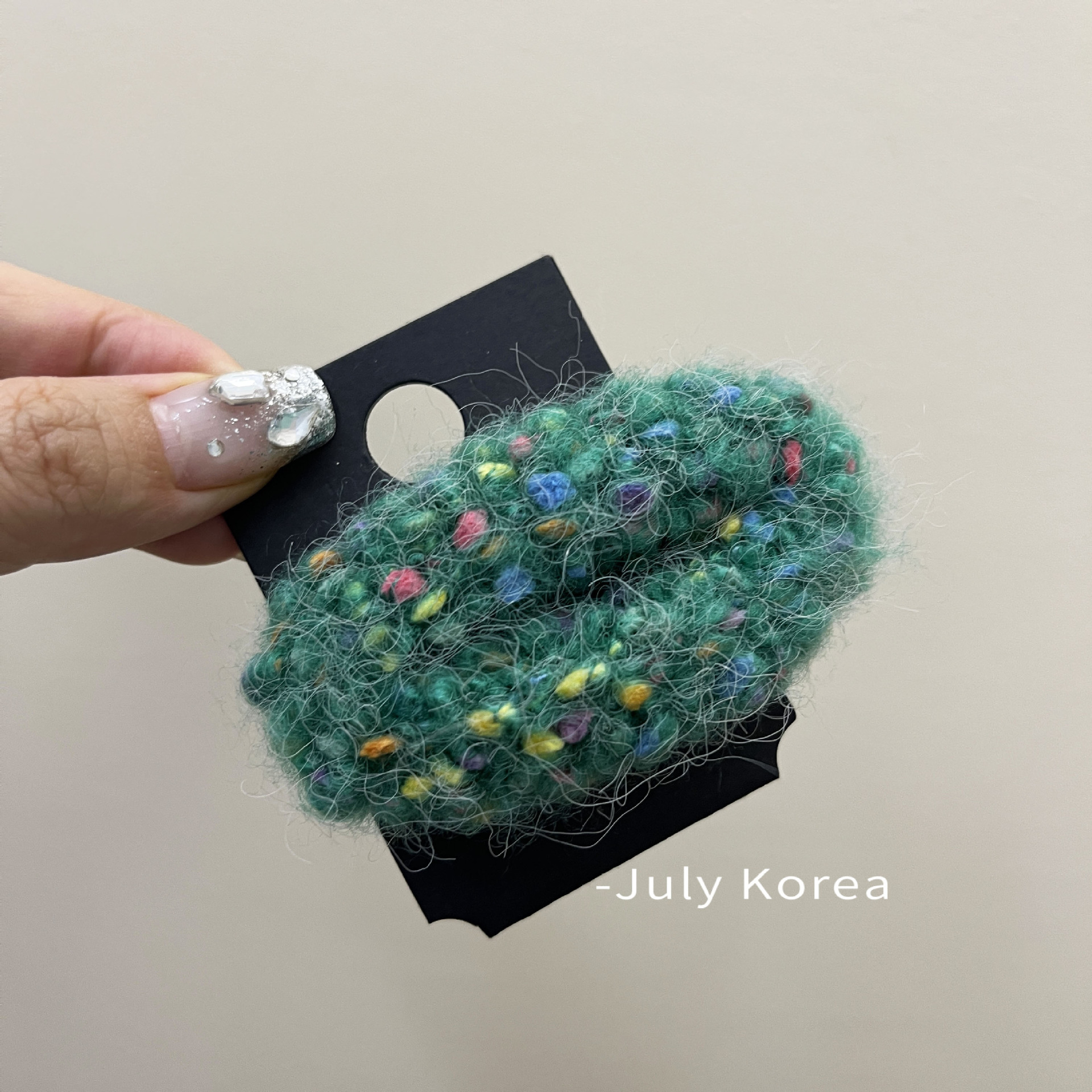 Christmas-style bb clips, colorful woolen hair clips, retro female bye-bye clips, popular bangs clips, hair clips, ins side clips Specification drawing