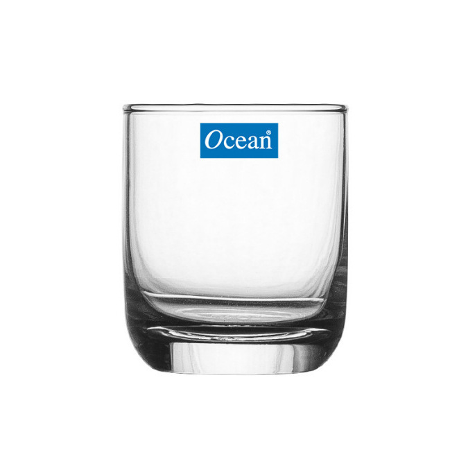 Ouxin ocean glass cups, straight breakfast cups, hot and cold water cups, milk cups, tea and beverage whisky glasses, for home use Item Picture