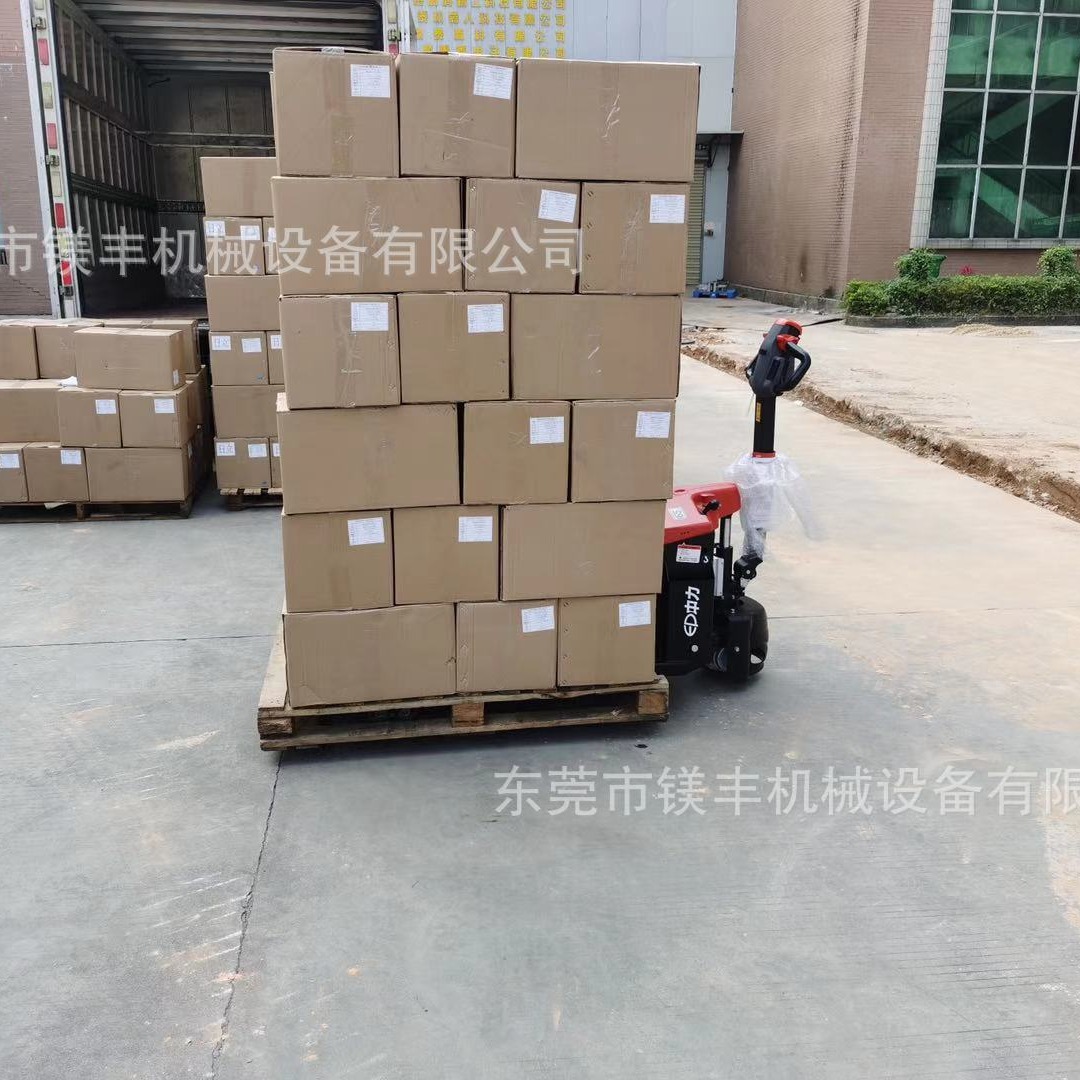 1.5-ton medium-force small diamond electric forklift, 2-ton hydraulic pump truck, pallet handling electric floor bull electric forklift Application Scenario