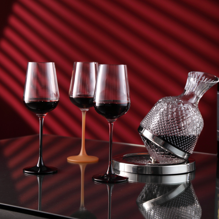 Idelita S97 series colorful crystal glass, Bordeaux wine glass, wine glass, highball glass details Picture