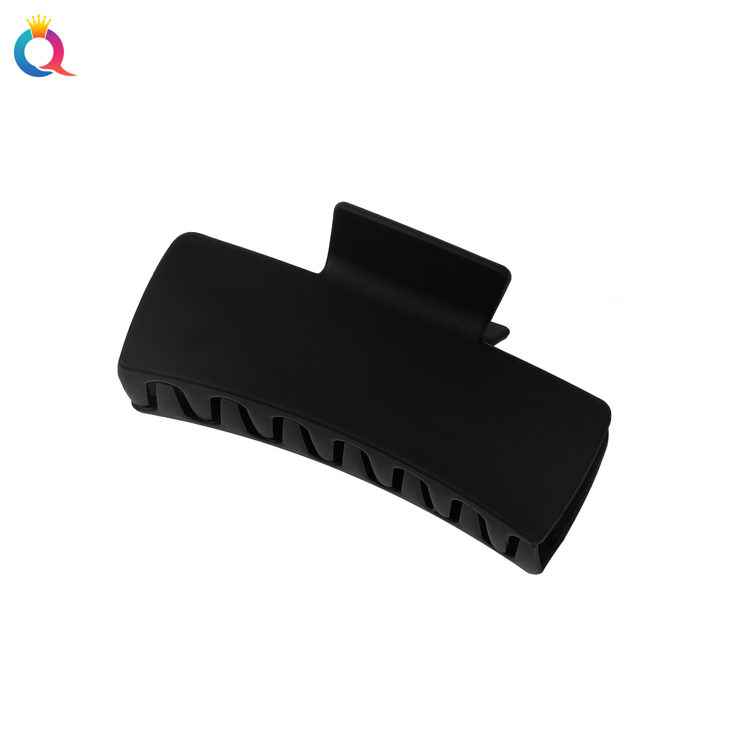 Qiyue Cross-border Solid square hair clips, solid color matte grab clips, high-end hair clips, shark clips, hair accessories wholesale Item Picture