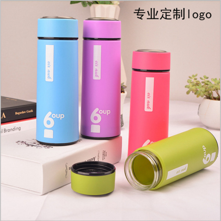 Wholesale ground promotion and traffic diversion 6-degree business cups, portable opening advertising event gifts, glass cups that can be printed with logos details Picture